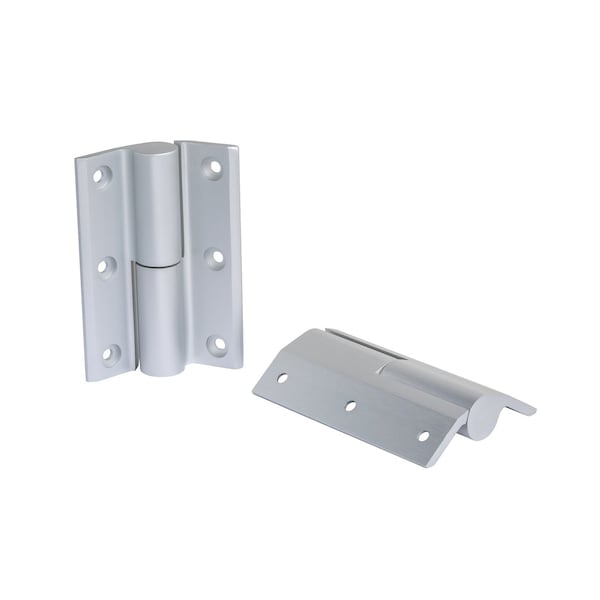 Global Door Controls Deluxe Hinge Kit for Storefront Door in Aluminum TH1100-HK1-AL - main